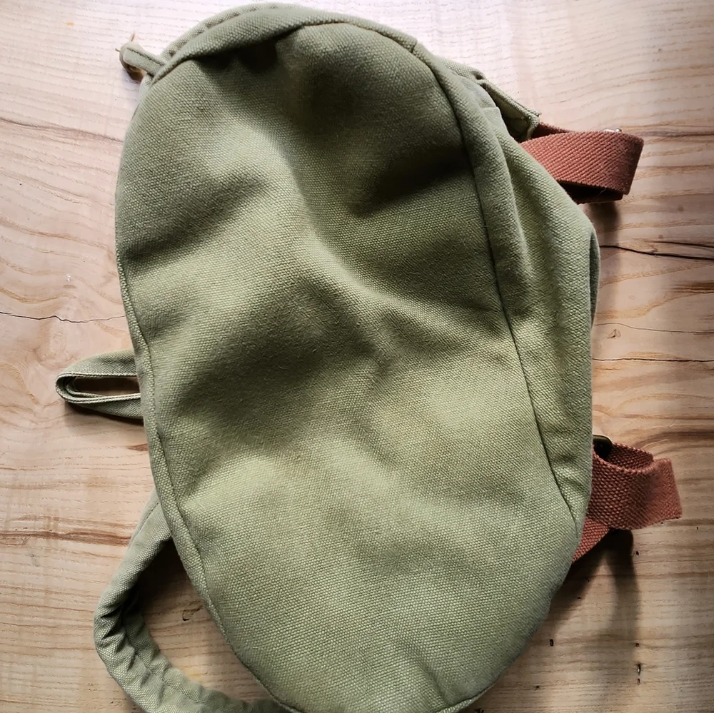 Green Canvas Backpack - Picture 9 of 9